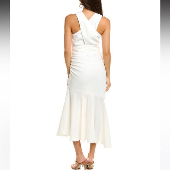 Sachin + Babi White Naomi Belted Sleeveless Dress - Picture 3 of 13